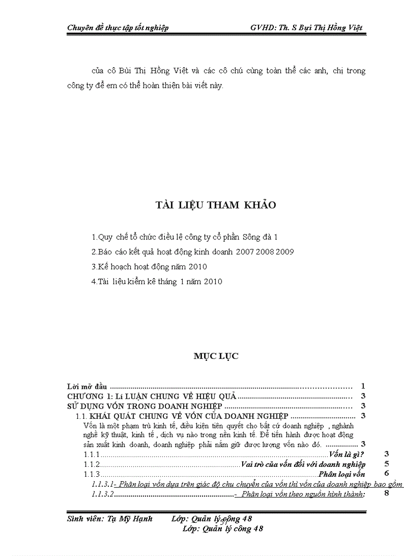 image for page Nâng cao hiệu quả sử dụng vốn của công ty cổ phần Sông Đà 1 1