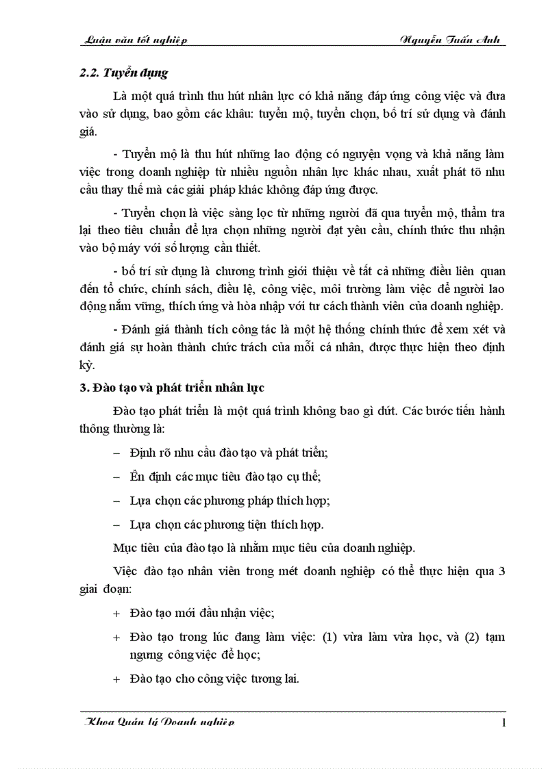 image for page Một số giải pháp nhằm hoàn thiện công tác quản lý nhân sự tại Công ty Nhất Vinh 1