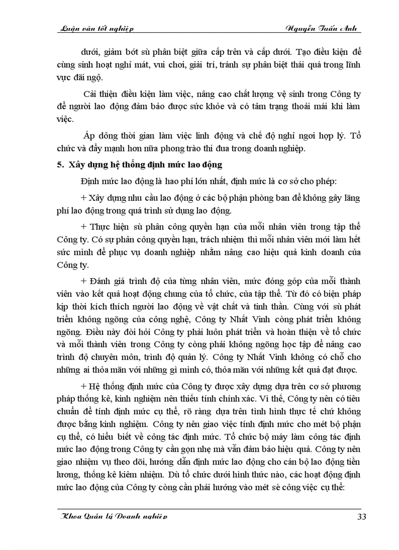image for page Một số giải pháp nhằm hoàn thiện công tác quản lý nhân sự tại Công ty Nhất Vinh 1