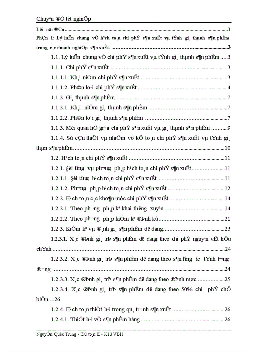 image for page Hoàn thiện kế toán tập hợp chi phí sản xuất và tính giá thành sản phẩm tại công ty cổ phần xi măng tiên sơn Hà Tây 1