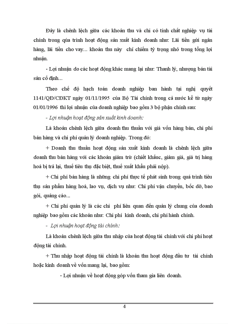image for page Lợi nhuận và các biên pháp tăng lợi nhuận tại Công ty TNHH Xây Dựng và tổng hợp Tiến Thành 1