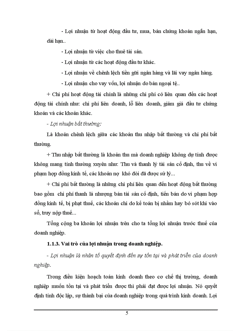 image for page Lợi nhuận và các biên pháp tăng lợi nhuận tại Công ty TNHH Xây Dựng và tổng hợp Tiến Thành 1