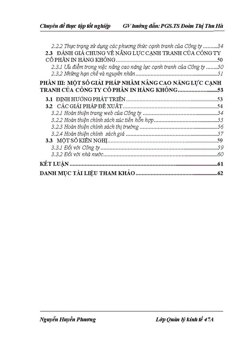 image for page Một số giải pháp nâng cao năng lực cạnh tranh của Công ty cổ phần In Hàng không 1