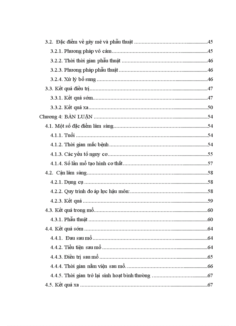 image for page Đánh giá kết quả điều trị mất tự chủ hậu môn do tổn thương cơ thắt sau đẻ theo phương pháp Musset