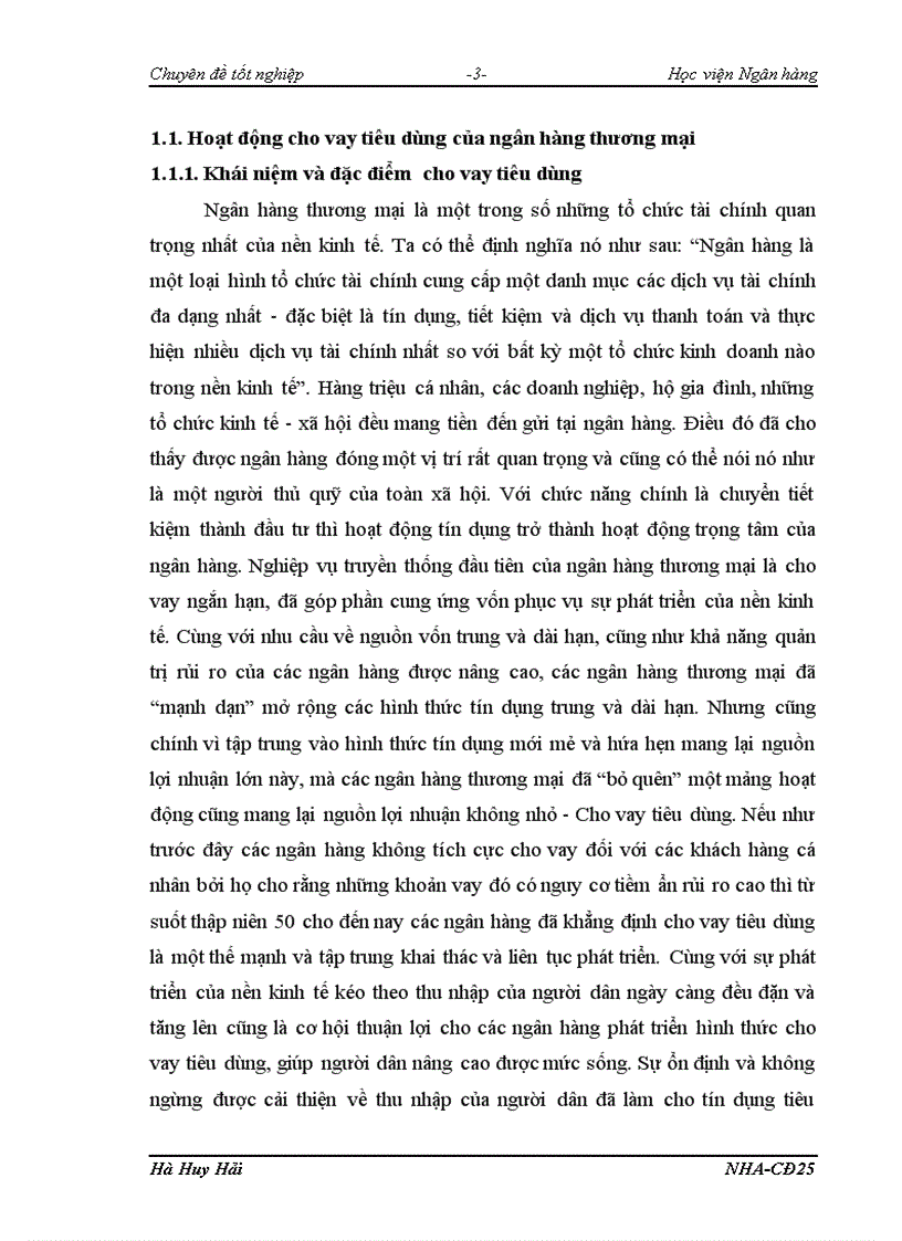 image for page Mở rộng hoạt động cho vay tiêu dùng tại Ngân hàng nông nghiệp và phát triển nông thôn chi nhánh Đống Đa