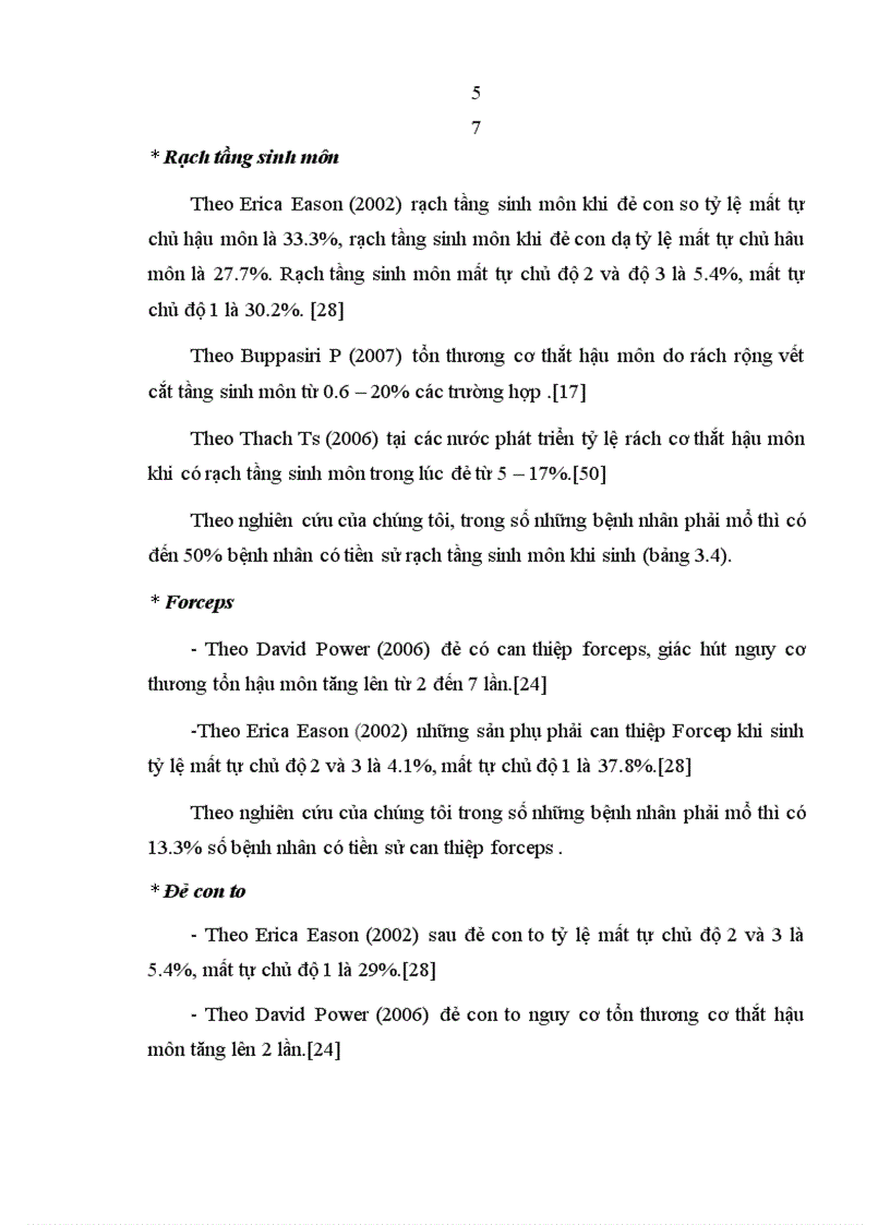 image for page Đánh giá kết quả điều trị mất tự chủ hậu môn do tổn thương cơ thắt sau đẻ theo phương pháp Musset 1