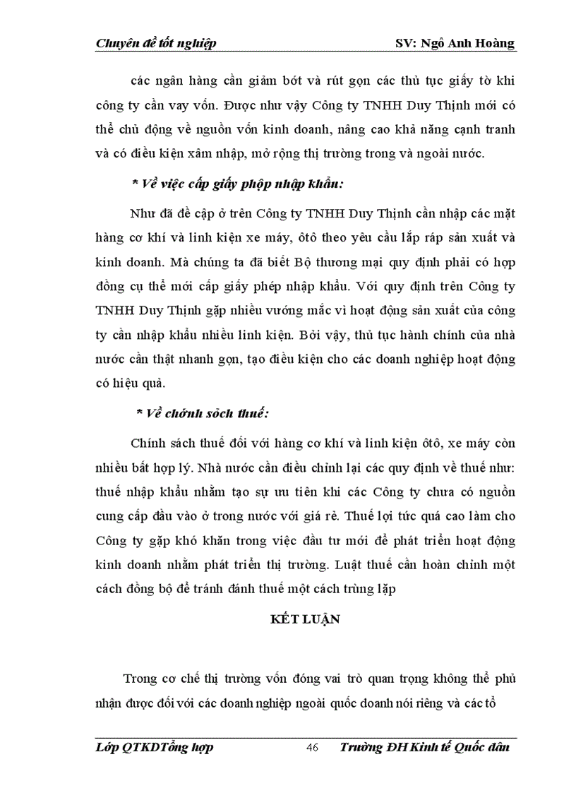 image for page Một số giải pháp nâng cao hiệu quả sử dụng vốn ở Công ty TNHH Duy Thịnh 1