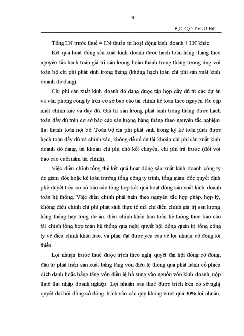 image for page Báo cáo thực tập tại Công ty Cổ phần Đầu tư và Xây dựng Việt Nam