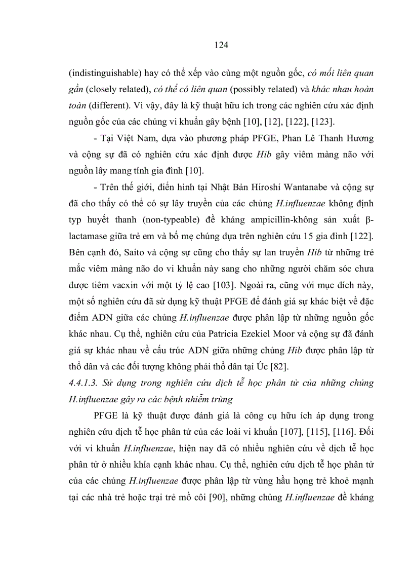 image for page Đặc điểm sinh học phân tử của Haemophilus influenzae typ b phân lập từ bệnh nhi viêm màng não dưới 5 tuổi và trẻ khỏe mạnh tại nhà trẻ mẫu giáo