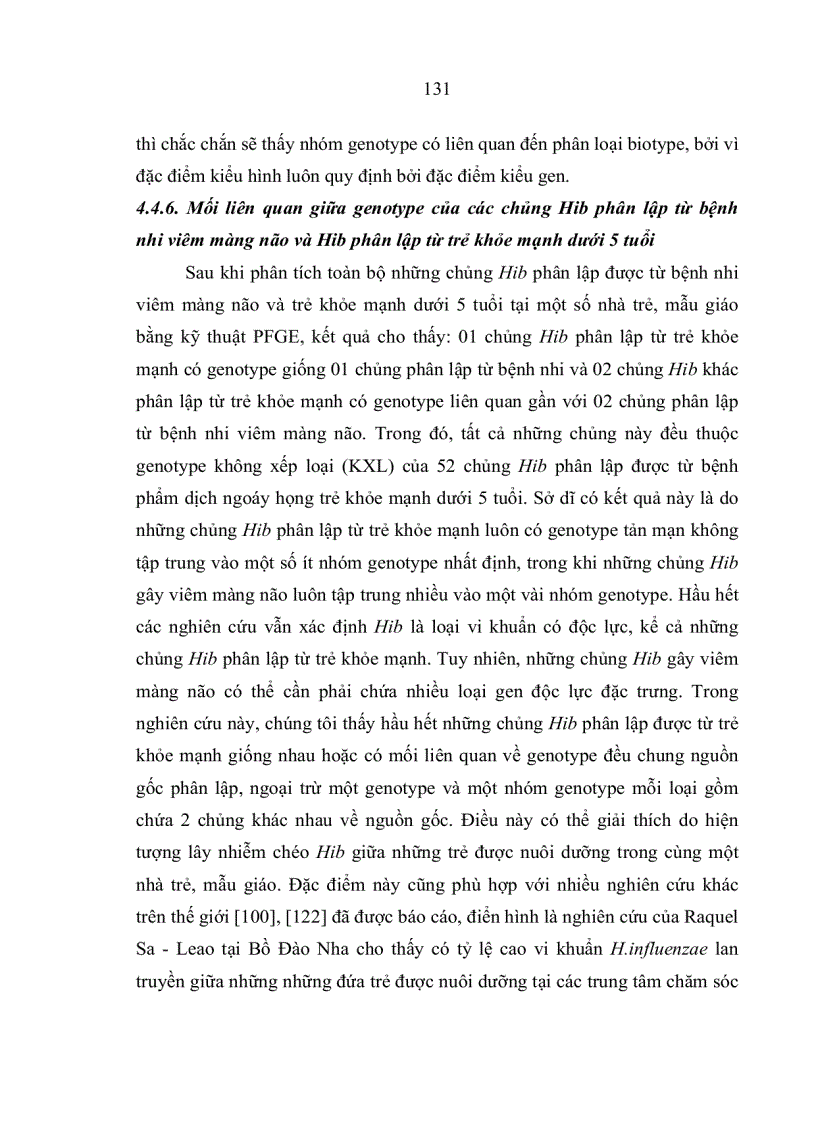 image for page Đặc điểm sinh học phân tử của Haemophilus influenzae typ b phân lập từ bệnh nhi viêm màng não dưới 5 tuổi và trẻ khỏe mạnh tại nhà trẻ mẫu giáo