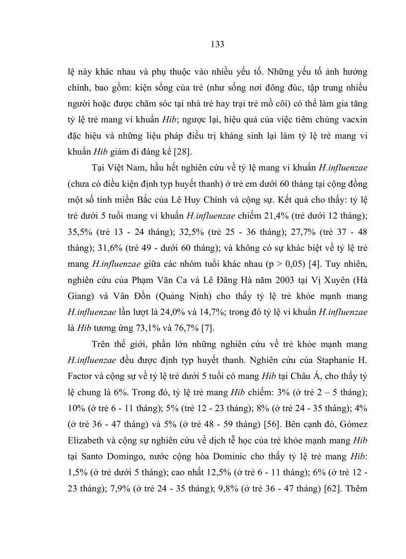 image for page Đặc điểm sinh học phân tử của Haemophilus influenzae typ b phân lập từ bệnh nhi viêm màng não dưới 5 tuổi và trẻ khỏe mạnh tại nhà trẻ mẫu giáo