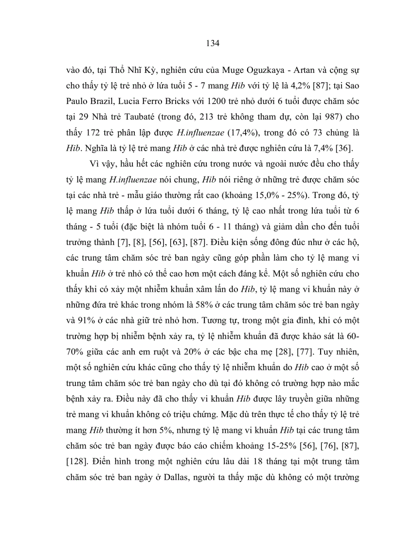 image for page Đặc điểm sinh học phân tử của Haemophilus influenzae typ b phân lập từ bệnh nhi viêm màng não dưới 5 tuổi và trẻ khỏe mạnh tại nhà trẻ mẫu giáo