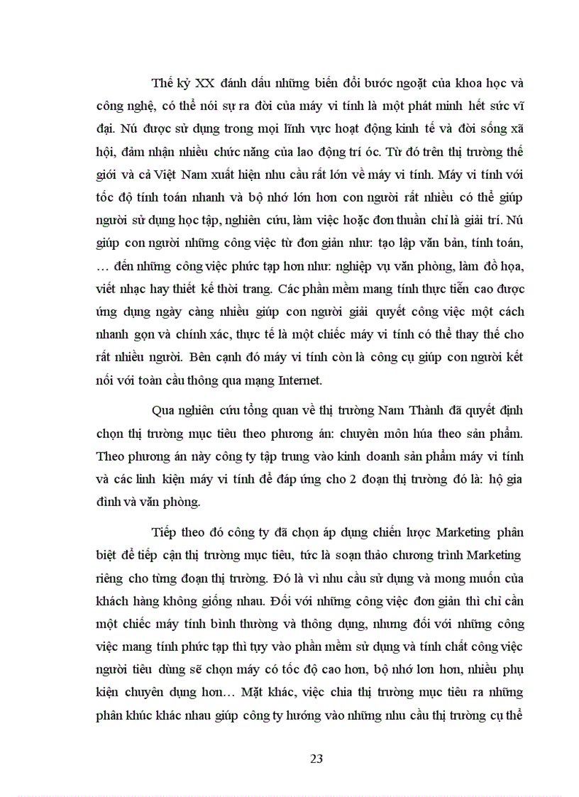 image for page Thực trạng và một số biện pháp nâng cao hiệu quả hoạt động Marketing của công ty TNHH sản xuất và thương mại Nam Thành 1