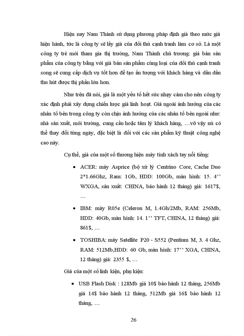 image for page Thực trạng và một số biện pháp nâng cao hiệu quả hoạt động Marketing của công ty TNHH sản xuất và thương mại Nam Thành 1