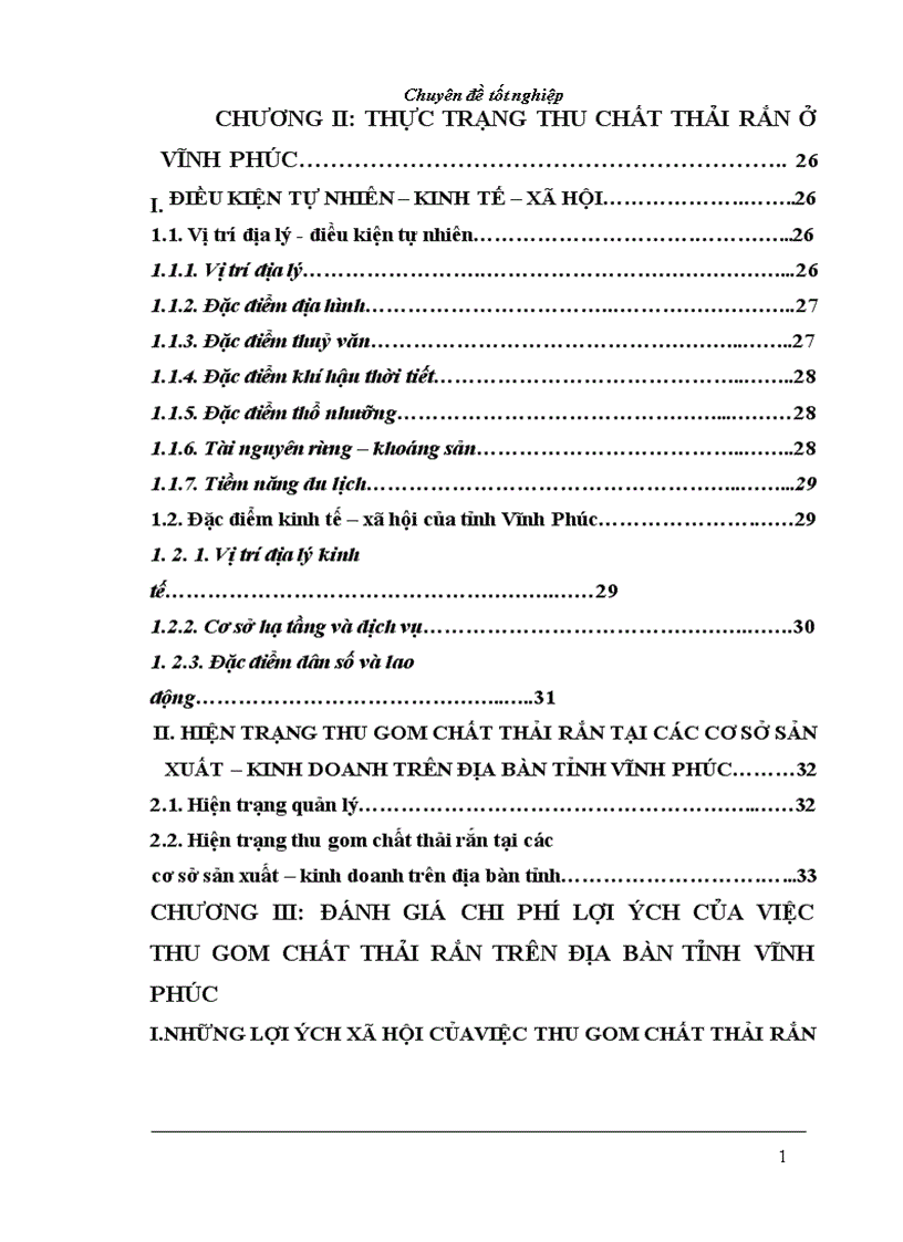 image for page Phân tích chi phí lợi ích của việc thu gom chất thải rắn ở các cơ sở sản xuất kinh doanh trên địa bàn tỉnh Vĩnh Phúc