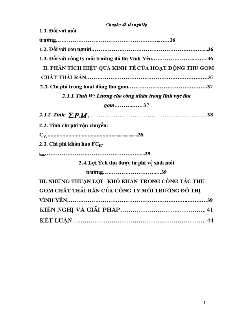 image for page Phân tích chi phí lợi ích của việc thu gom chất thải rắn ở các cơ sở sản xuất kinh doanh trên địa bàn tỉnh Vĩnh Phúc