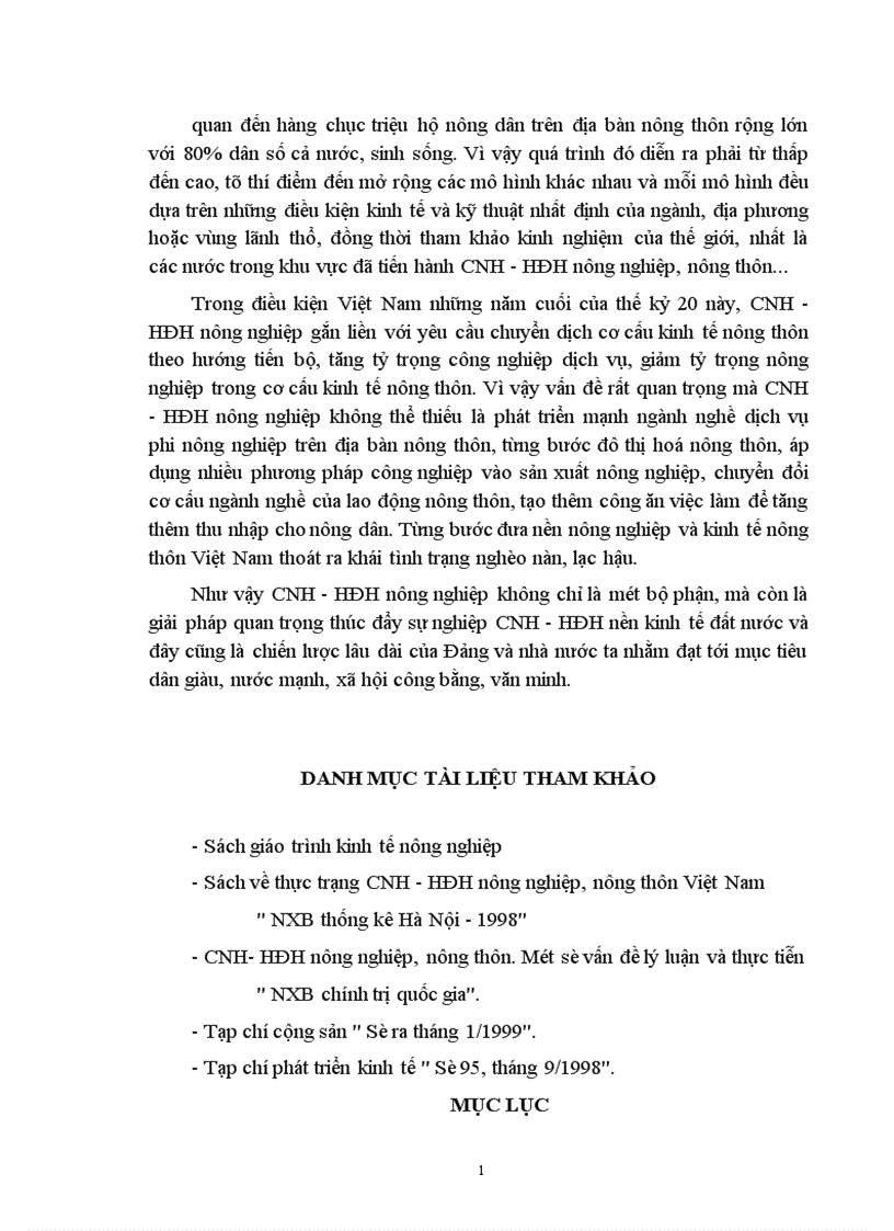 image for page Công nghiệp hoá hiện đại hoá nông nghiệp nông thôn ở nước ta hiện nay