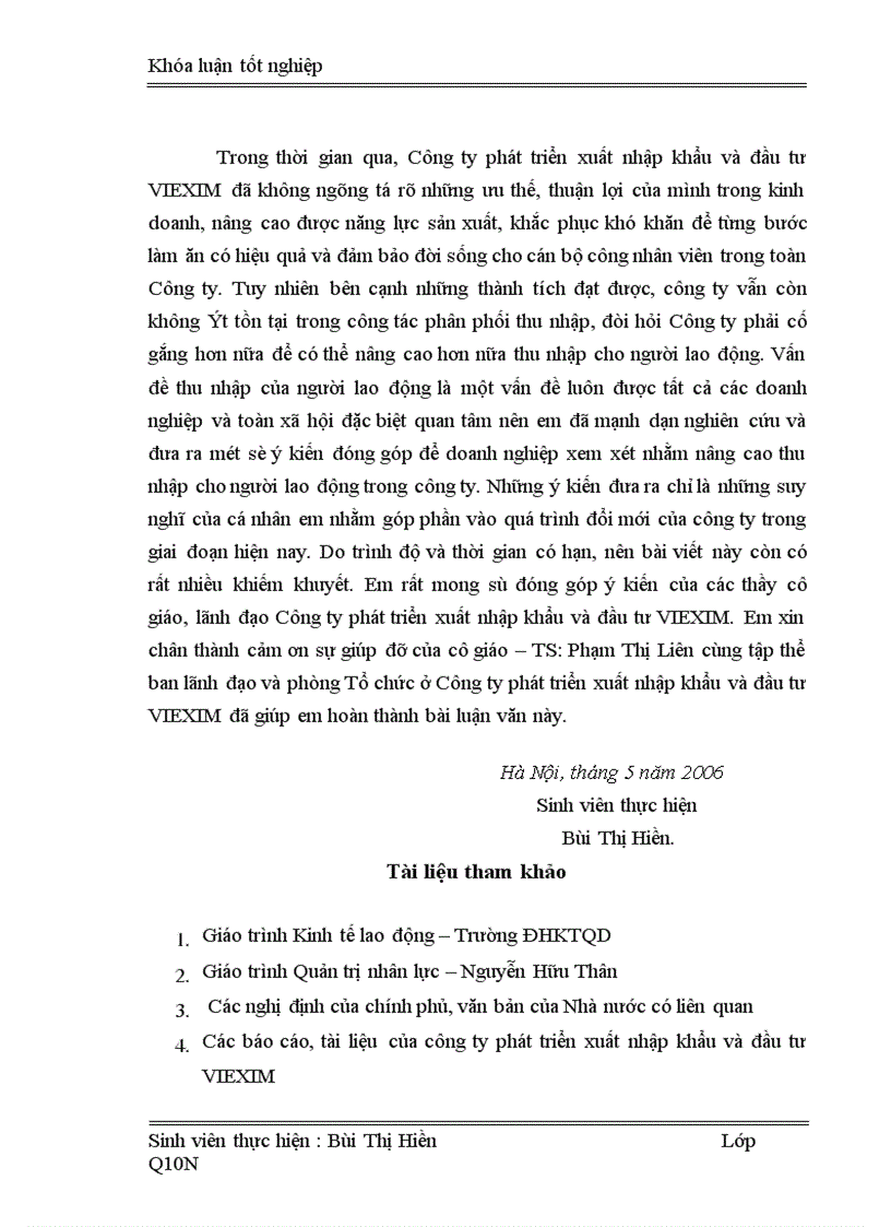 image for page Nghiên cứu về thu nhập của người lao động các biện pháp nâng cao thu nhập cho người lao động ở công ty phát triển xuất nhập khẩu và đầu tư VIEXIM