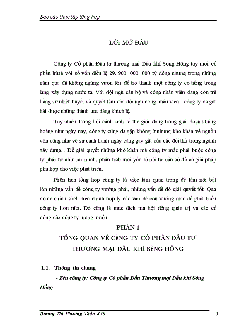 image for page Định hướng phát triển của công ty cổ phần đầu tư thương mại dầu khí Sông Hồng