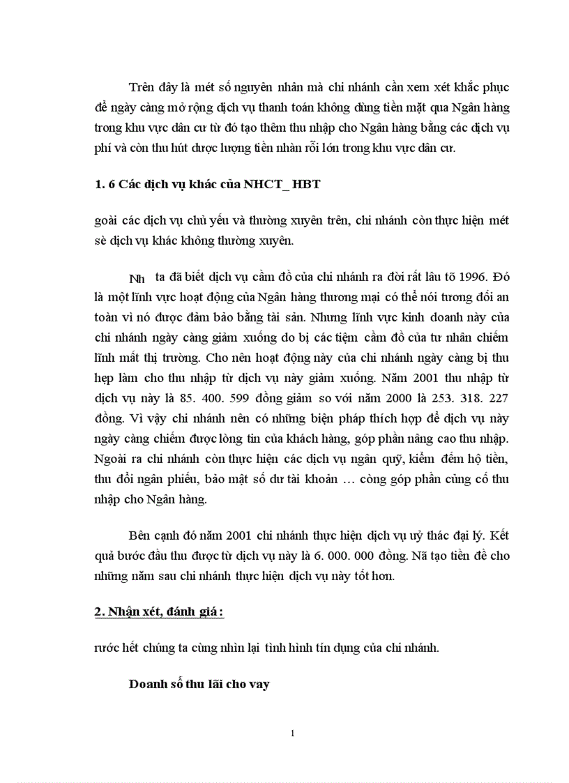 image for page Một số giải pháp góp phần phát triển hoạt động cung cấp dịch vụ Ngân hàng nhằm tăng thêm thu nhập tại NHCT HBT