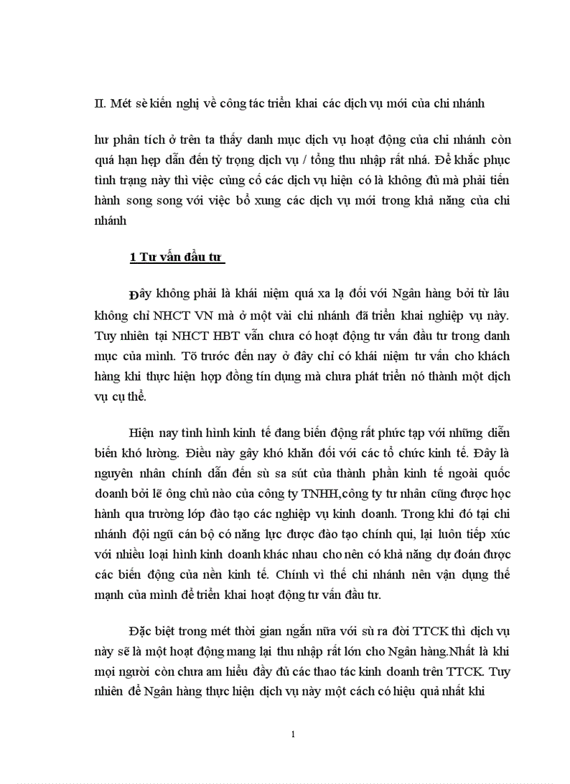 image for page Một số giải pháp góp phần phát triển hoạt động cung cấp dịch vụ Ngân hàng nhằm tăng thêm thu nhập tại NHCT HBT