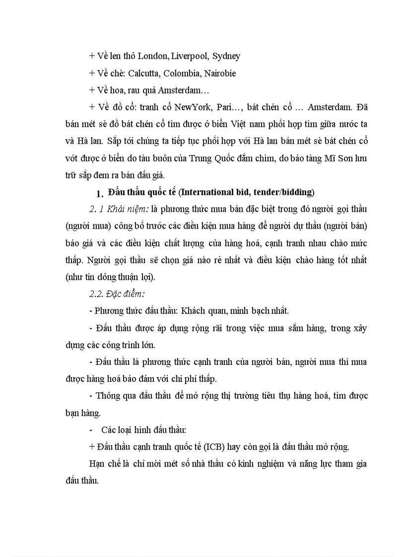 image for page Đấu giá quốc tế đấu thầu quốc tế và tác động của hai phương thức này với kinh doanh xuất nhập khẩu ở Việt Nam