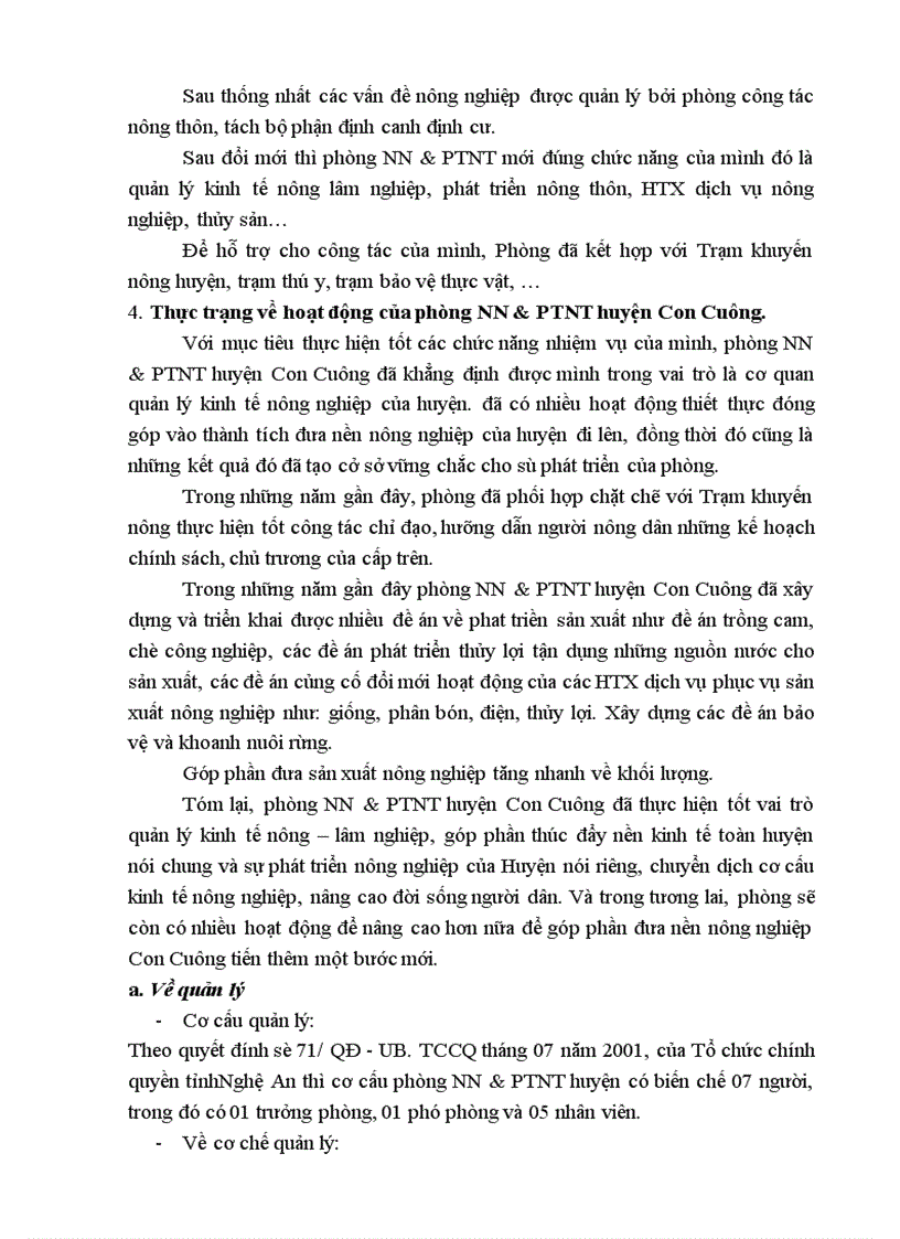 image for page Thực trạng và những giải pháp phát triển sản xuất nông nghiệp của Huyện Con Cuông Nghệ an