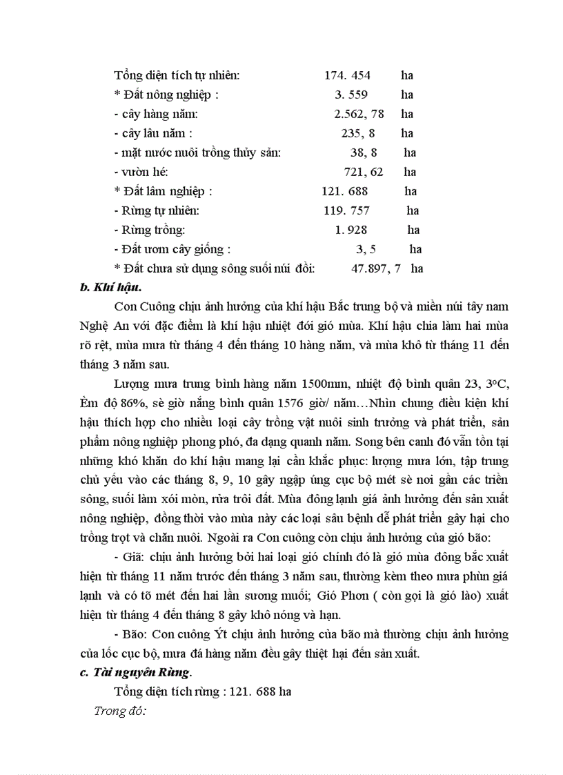 image for page Thực trạng và những giải pháp phát triển sản xuất nông nghiệp của Huyện Con Cuông Nghệ an