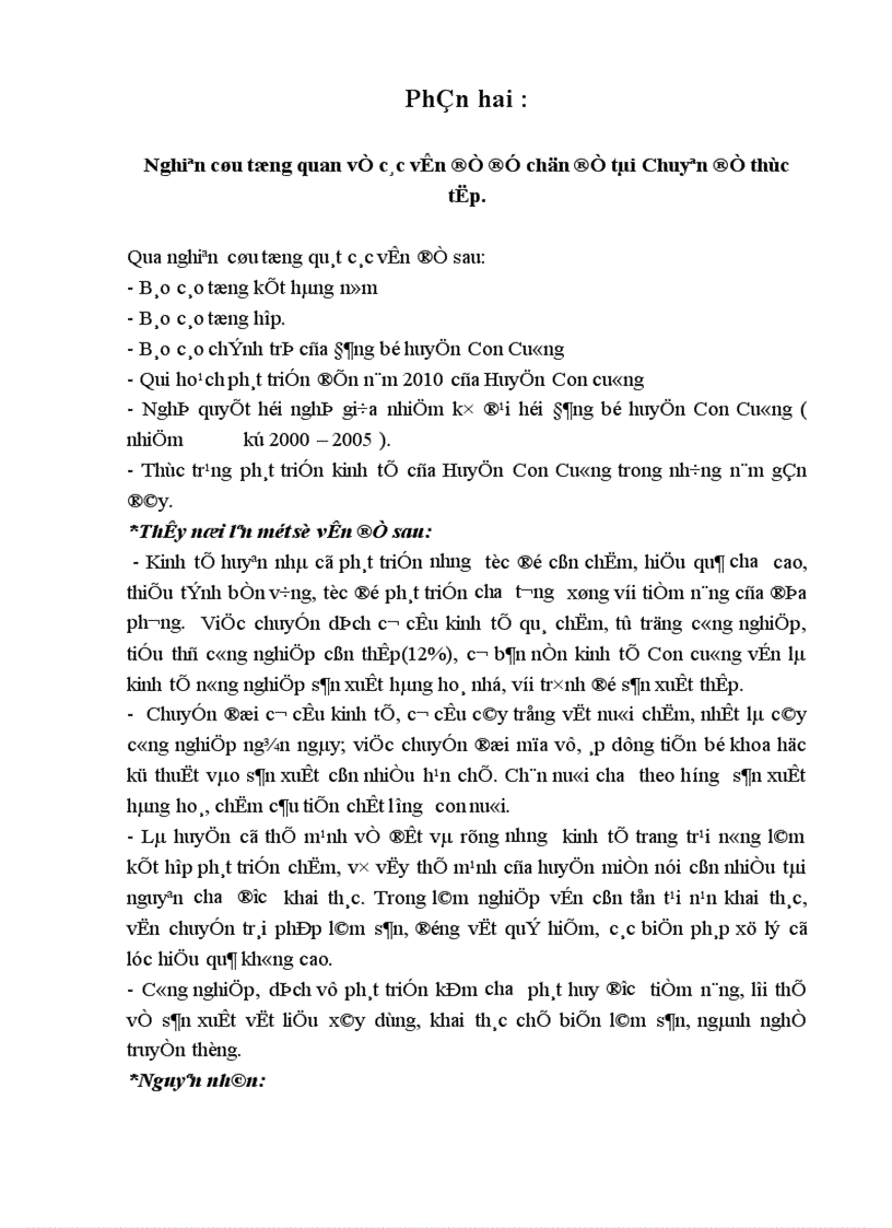 image for page Thực trạng và những giải pháp phát triển sản xuất nông nghiệp của Huyện Con Cuông Nghệ an