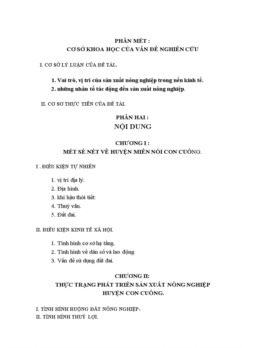 image for page Thực trạng và những giải pháp phát triển sản xuất nông nghiệp của Huyện Con Cuông Nghệ an