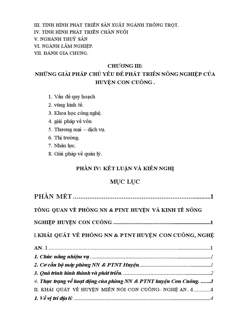 image for page Thực trạng và những giải pháp phát triển sản xuất nông nghiệp của Huyện Con Cuông Nghệ an