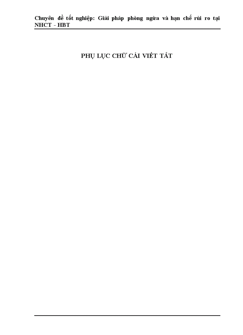 image for page Một số giải pháp phòng ngừa và hạn chế rủi ro tín dụng tại Ngân Hàng Công Thương Hai Bà Trưng