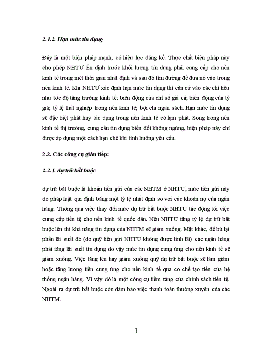 image for page Việc sử dụng các công cụ chính sách tiền tệ ở Việt Nam 1