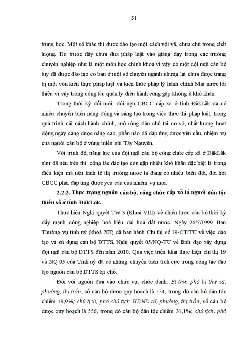 image for page Đào tạo nguồn cán bộ công chức cấp xã là người dân tộc thiểu số ở tỉnh DăkLăk