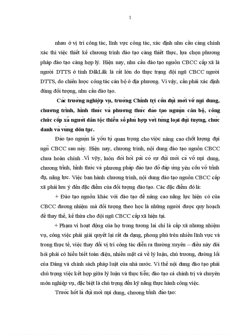 image for page Đào tạo nguồn cán bộ công chức cấp xã là người dân tộc thiểu số ở tỉnh DăkLăk