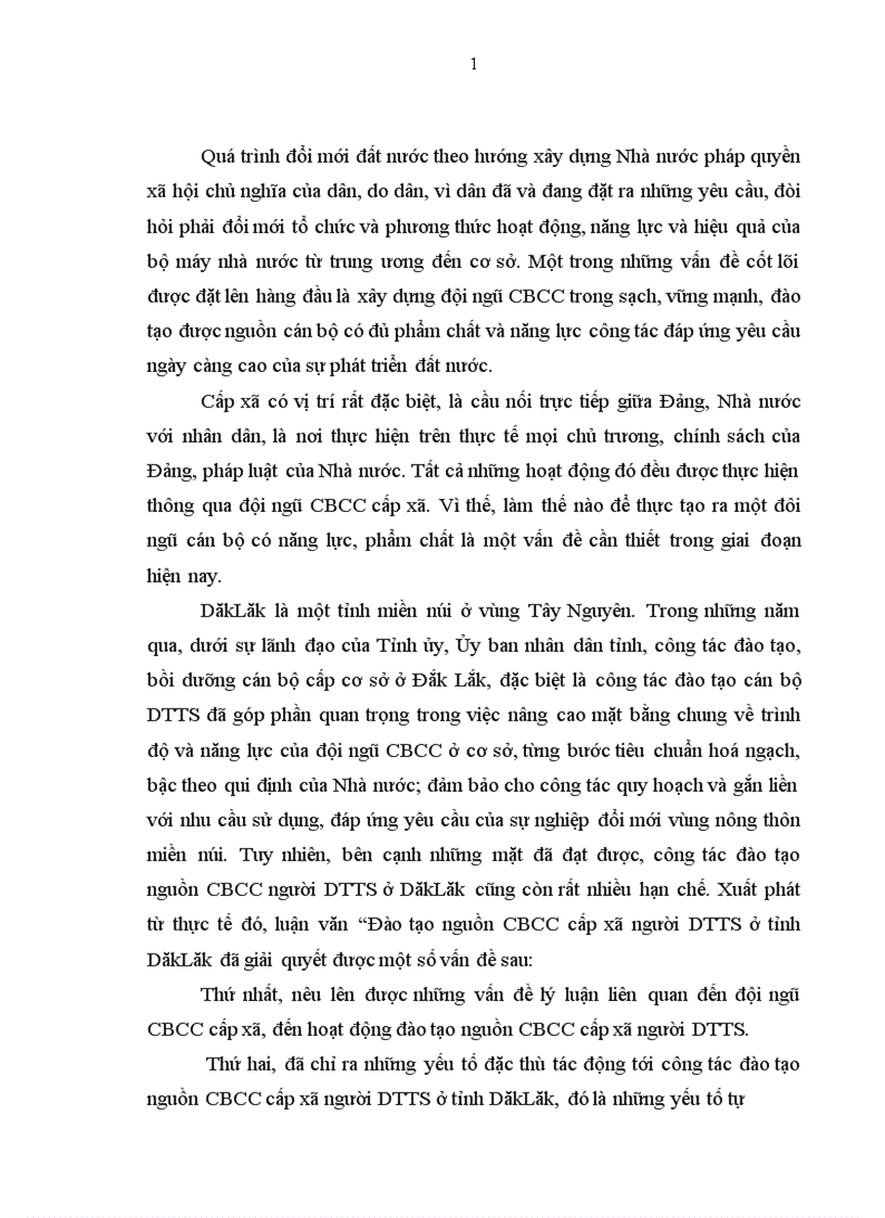 image for page Đào tạo nguồn cán bộ công chức cấp xã là người dân tộc thiểu số ở tỉnh DăkLăk