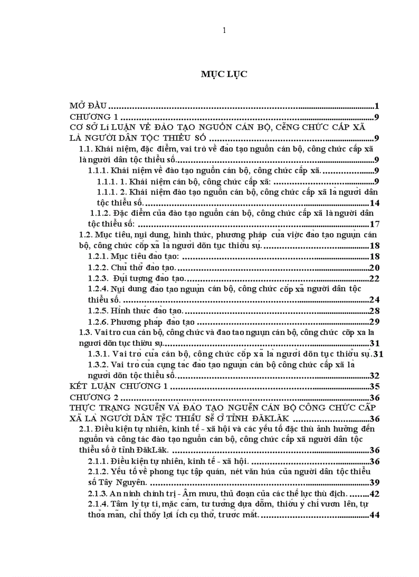 image for page Đào tạo nguồn cán bộ công chức cấp xã là người dân tộc thiểu số ở tỉnh DăkLăk