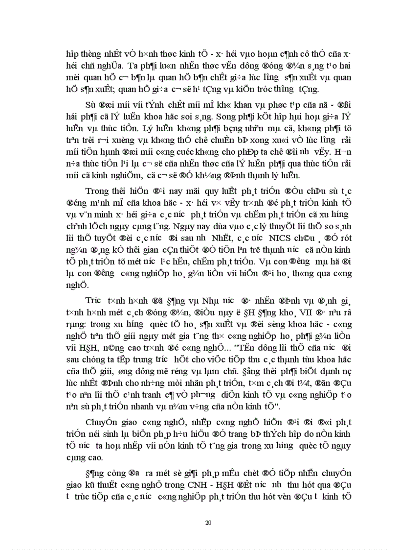 image for page Vận dụng lý luận học thuyết về hình thái kinh tế xã hội vào sự nghiệp công nghiệp hoá hiện đại hoá ở Việt Nam
