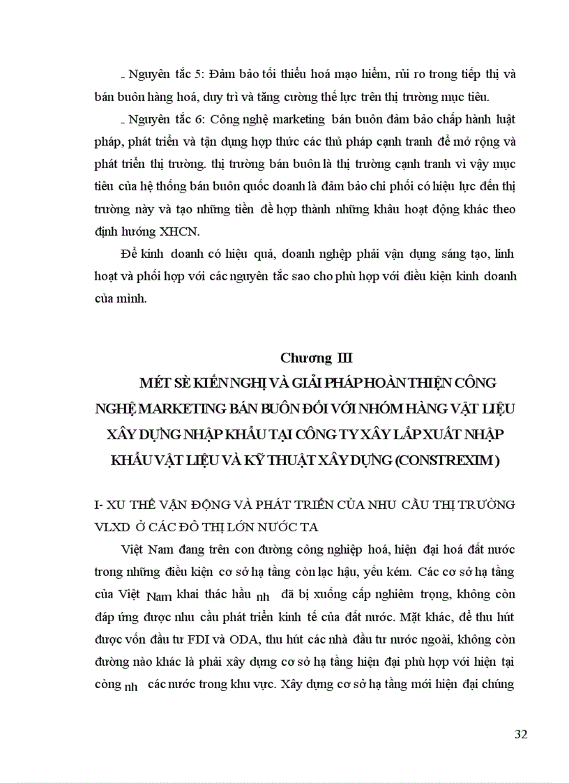 image for page Hoàn thiện công nghệ marketing bán buôn đối với nhóm hàng vật liệu xây dựng nhập khẩu tại công ty xây lắp xuất nhập khẩu vật liệu và kỹ thuật xây dựng CONSTREXIM 1