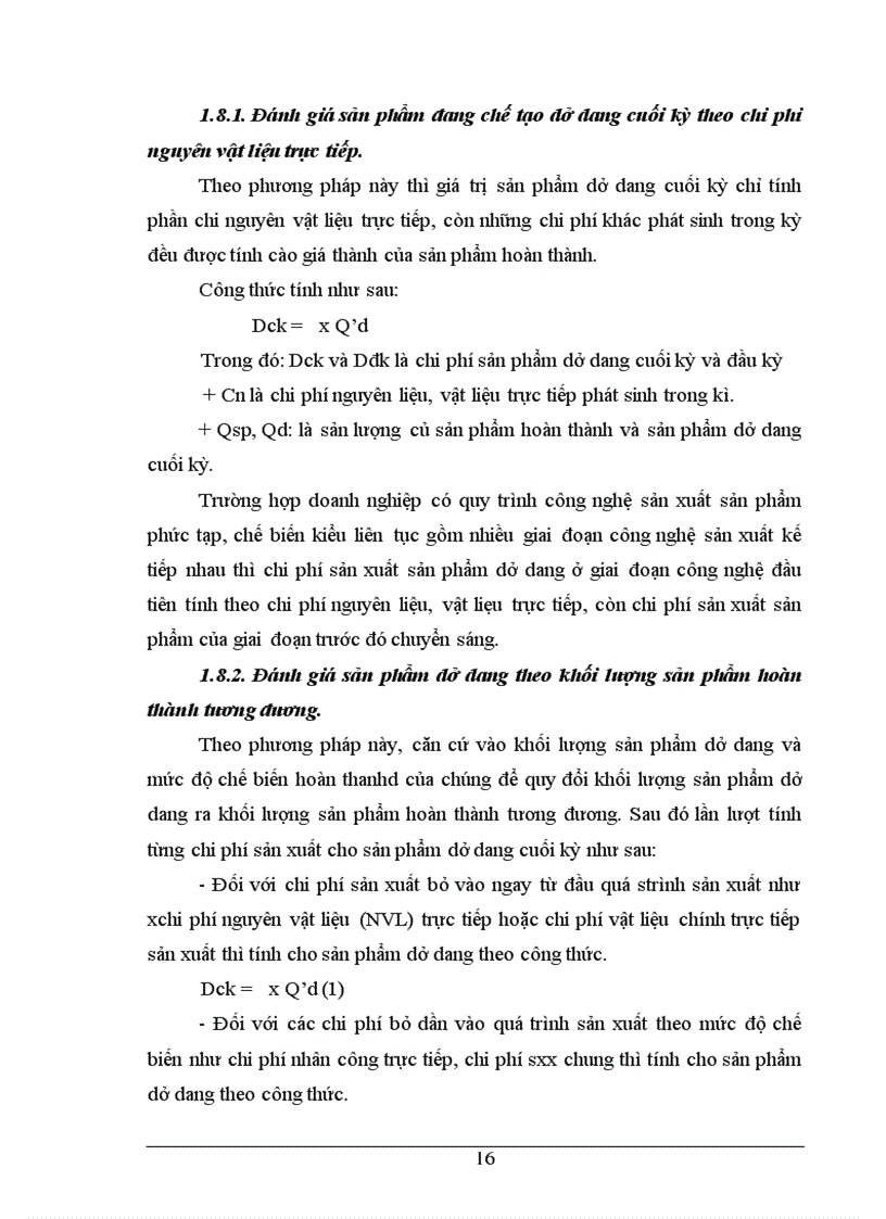 image for page Tình hình thực tế về công tác kế toán tập hợp chi phí sản xuất và tình giá thành sản phẩm ở Nhà máy xi măng Sông Đà thuộc công ty xây lắp vật tư vận tải Sông Đà 1