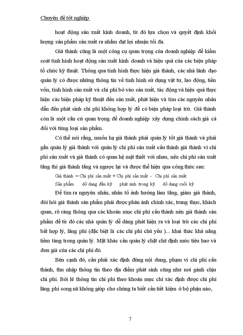 image for page Công tác kế toán tập hợp chi phí sản xuất và tính giá thành sản phẩm tại Công ty TNHH Thế Anh 1