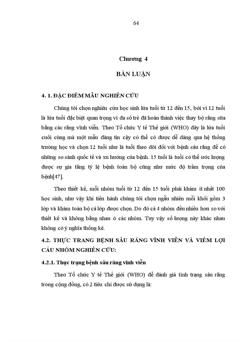 image for page Nghiên cứu mối liên quan giữa kiến thức thái độ hành vi chăm sóc răng miệng và sâu răng vĩnh viễn ở học sinh 12 15 tuổi tại trường trung học cơ sở Tân Mai Hà nội