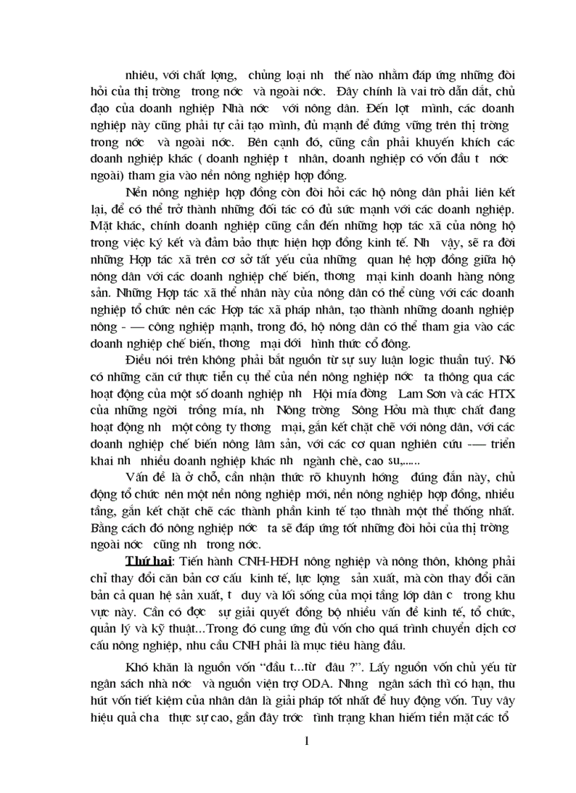 image for page Phương hướng cơ bản chuyển dịch cơ cấu nông nghiệp Việt Nam giai đoạn 2001 2010