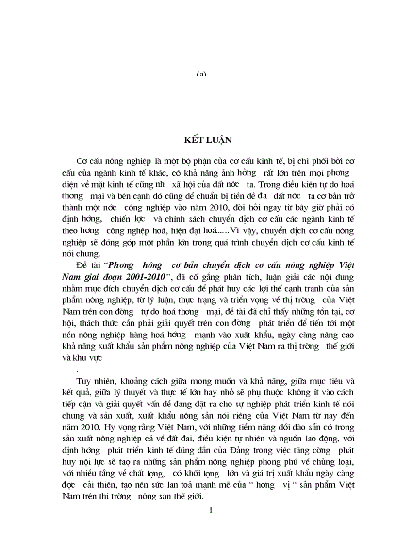 image for page Phương hướng cơ bản chuyển dịch cơ cấu nông nghiệp Việt Nam giai đoạn 2001 2010