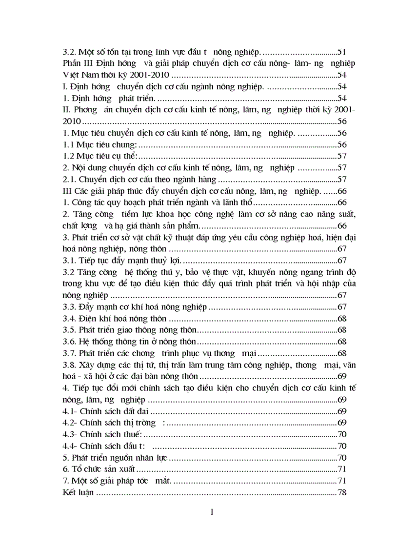 image for page Phương hướng cơ bản chuyển dịch cơ cấu nông nghiệp Việt Nam giai đoạn 2001 2010