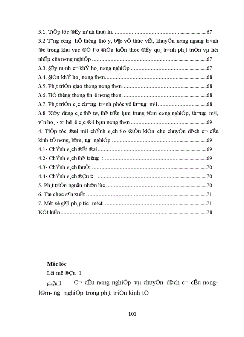 image for page Phương hướng cơ bản chuyển dịch cơ cấu nông nghiệp Việt Nam giai đoạn 2001 2010