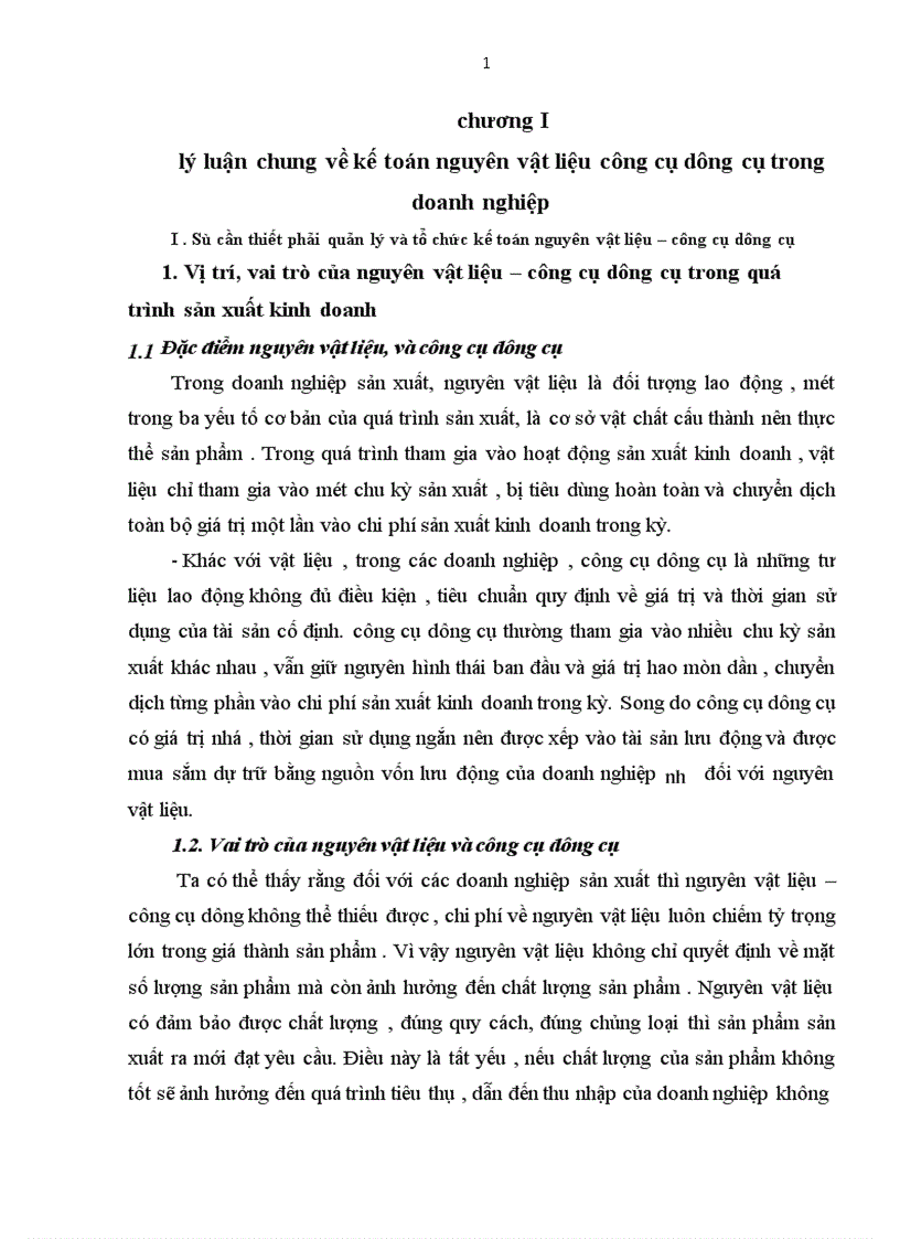 image for page Tình hình thực tế về kế toán nguyên vật liệu công cụ dụng cụ tại xí nghiệp thép và VLXD Hà nội