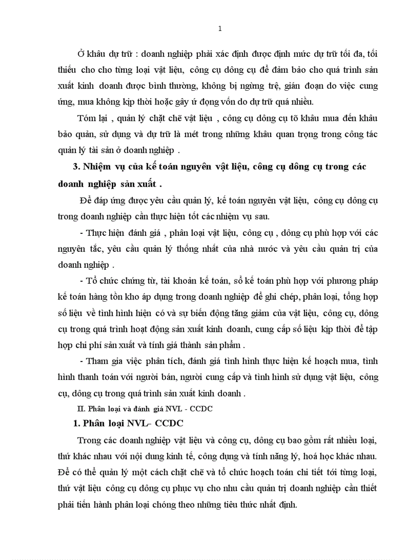 image for page Tình hình thực tế về kế toán nguyên vật liệu công cụ dụng cụ tại xí nghiệp thép và VLXD Hà nội