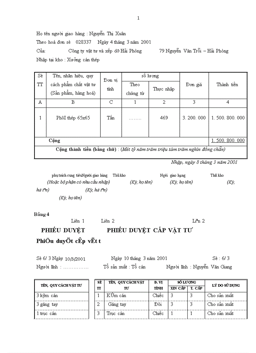 image for page Tình hình thực tế về kế toán nguyên vật liệu công cụ dụng cụ tại xí nghiệp thép và VLXD Hà nội