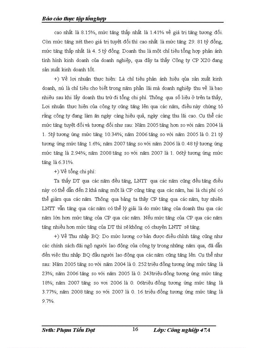 image for page Đánh giá các mặt hoạt động quản trị chủ yếu công ty cổ phần X